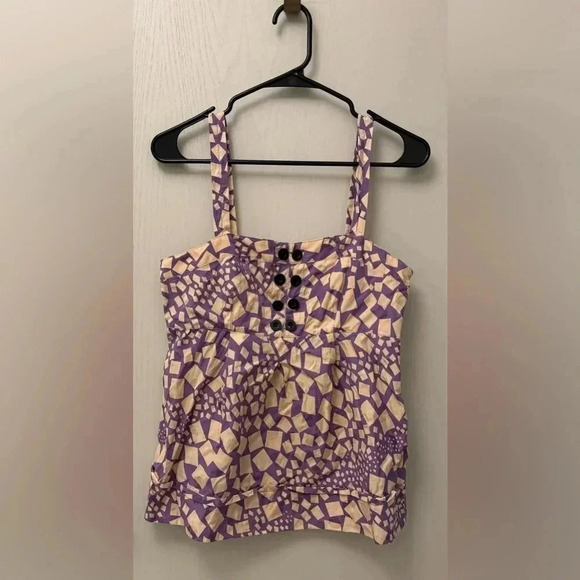 Marc By Marc Jacobs Tops - Marc by Marc jacobs silk blouse geometric print pattern tank great condition